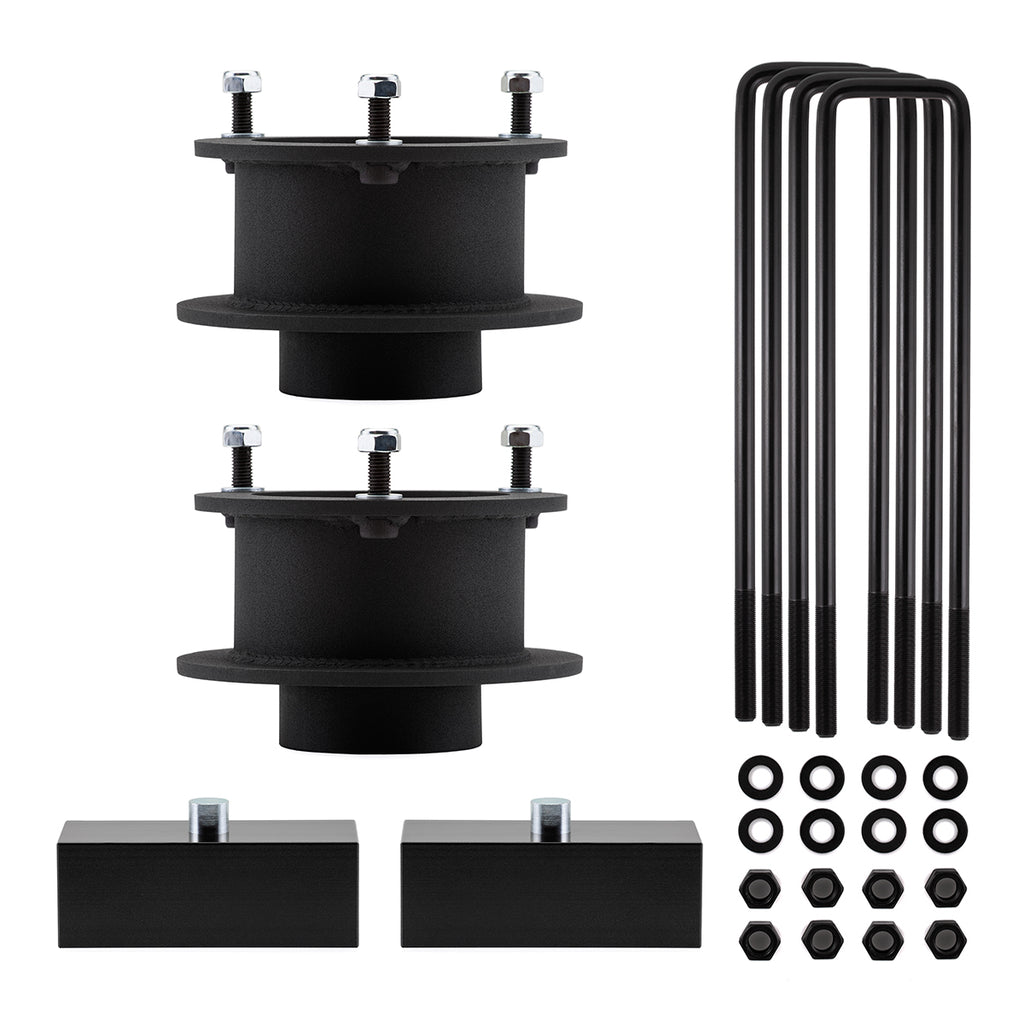 2003-2008 Dodge Ram 1500 Megacab 4WD Full Lift Suspension Kit with 4" Rear Axle and Overload Models-Lift Kit-2.5"-1"-All Roads America