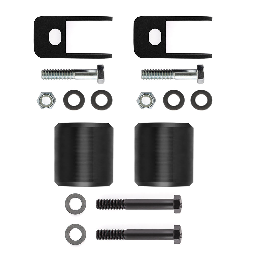 2005-2023 Ford F-350 Super Duty 4WD Front Leveling Suspension Kit + Front Shock Extenders-Leveling Kit-2.5"-Black-All Roads America