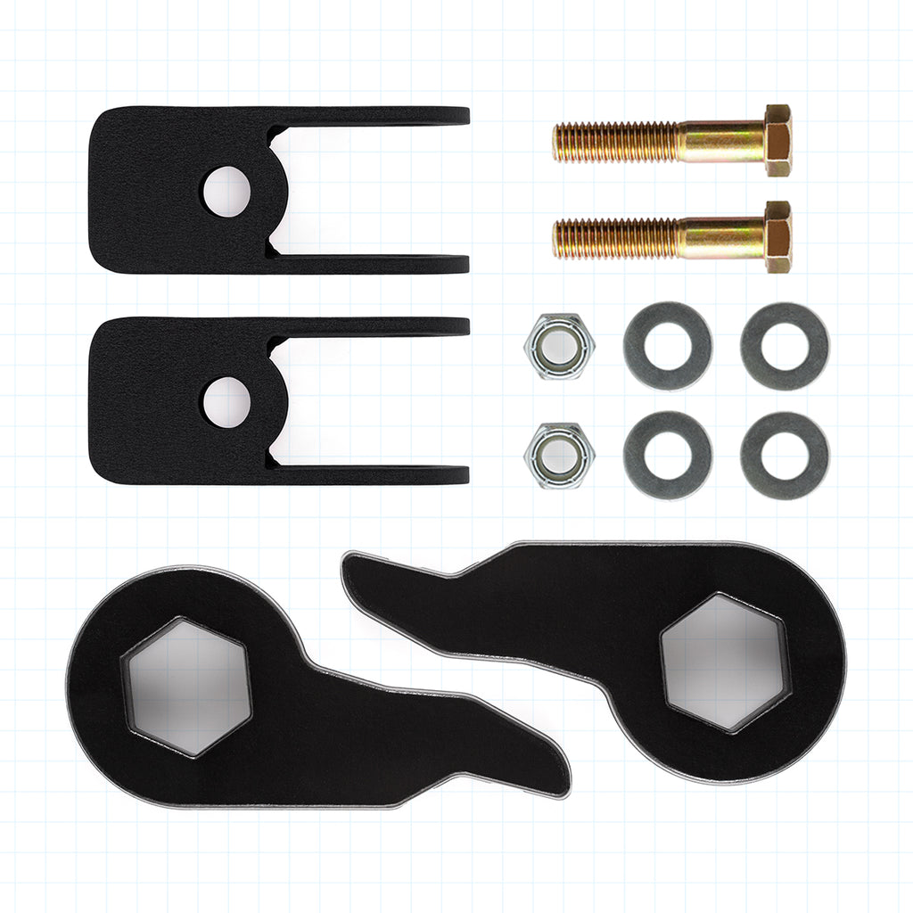 1999-2007 Chevy Silverado 1500 4WD Front Leveling Kit includes Shock Extenders-Leveling Kit-1" - 3"-All Roads America